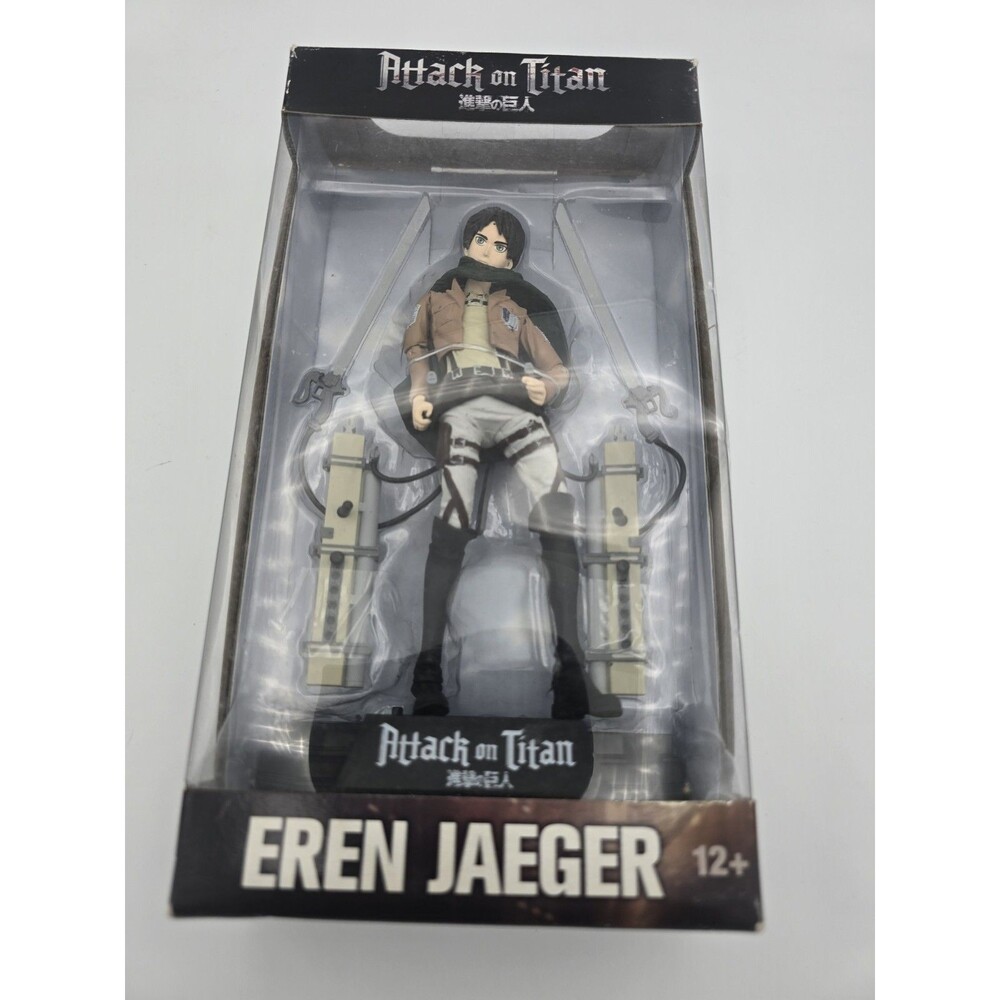 McFarlane Toys Attack on Titan Eren Jaeger 7" Action Figure Open Box Complete